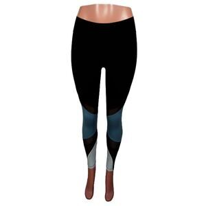 Pink Victoria's Secret Ultimate black and light blue leggings size XS